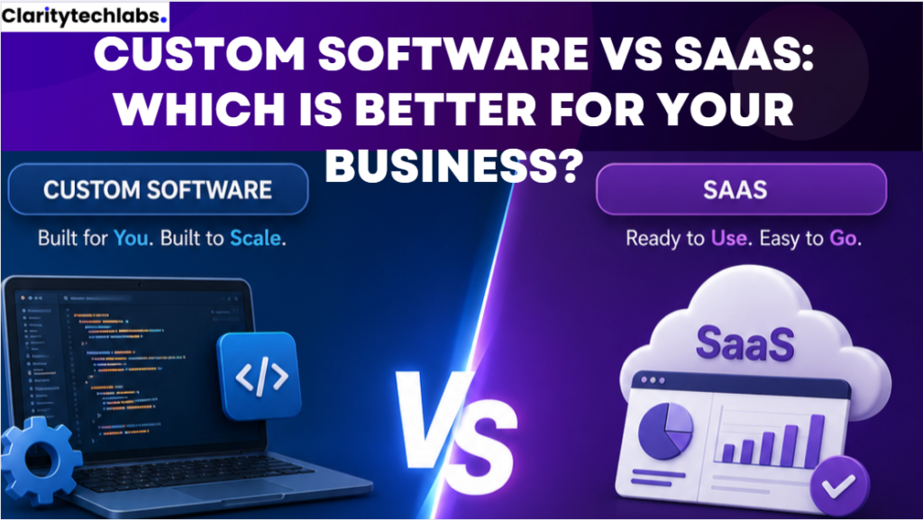 Custom Software vs SaaS: Which Is the Best for Your Business?
